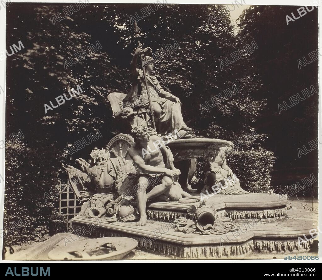 Versailles, Bosquet de l'Arc de Triomphe. Jean-Eugène-Auguste Atget; French, 1857-1927. Date: 1901. Dimensions: 17.9 × 21.6 cm (image/paper). Albumen print. Origin: France.
