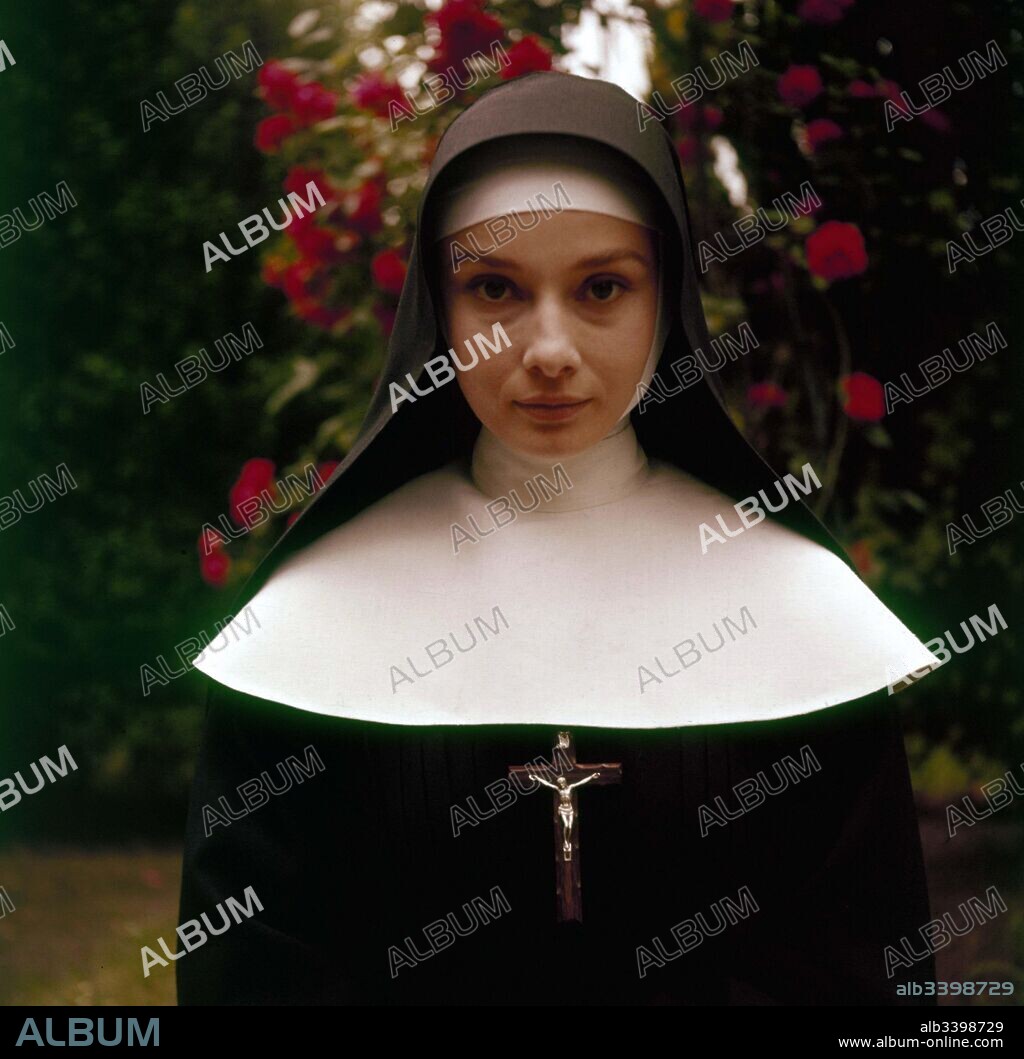 AUDREY HEPBURN en HISTORIA DE UNA MONJA, 1959 (THE NUN'S STORY), dirigida por FRED ZINNEMANN. Copyright WARNER BROS.