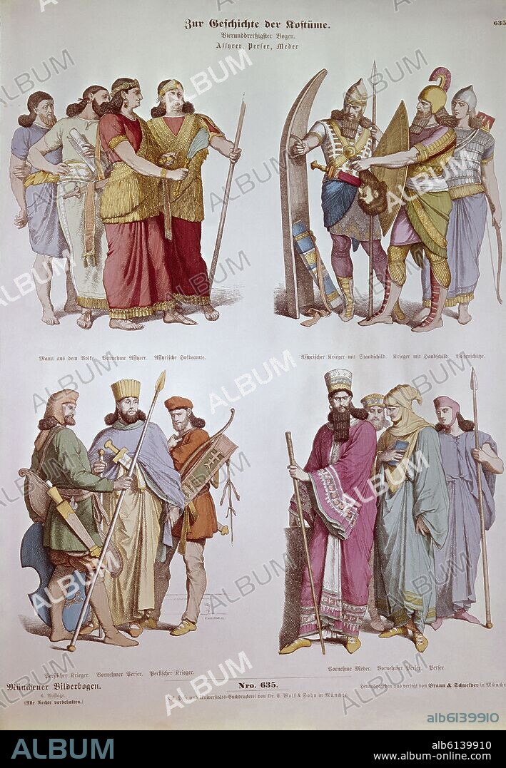 GRABADO-TIPOS GUERREROS GRIEGOS.
