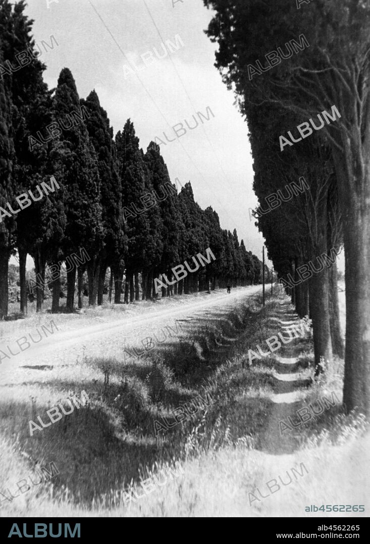 Italy. Tuscany. Lucca. viale castruccio castracani. 1920-30.