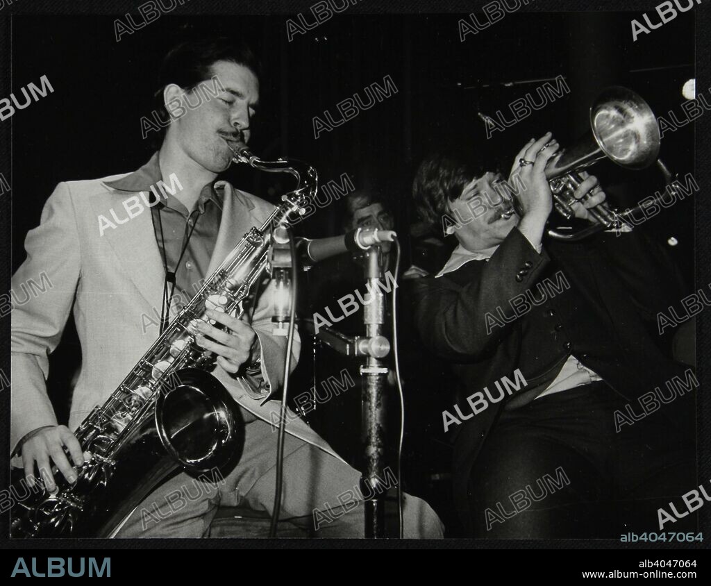 Scott Hamilton (tenor saxophone) and Warren Vache (flugelhorn), playing live at the Pizza Express, London, 16 February 1979.