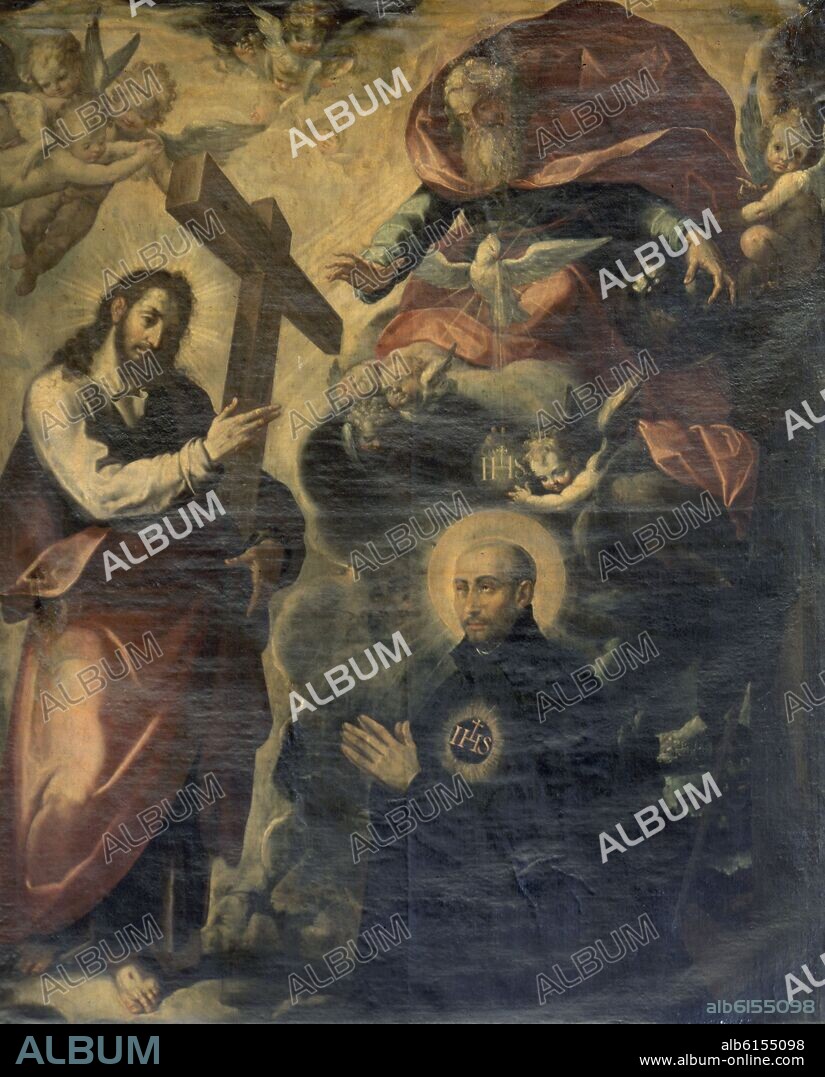 ALONSO VÁZQUEZ. APARICION DE CRISTO A SAN IGNACIO DE LOYOLA -1595.