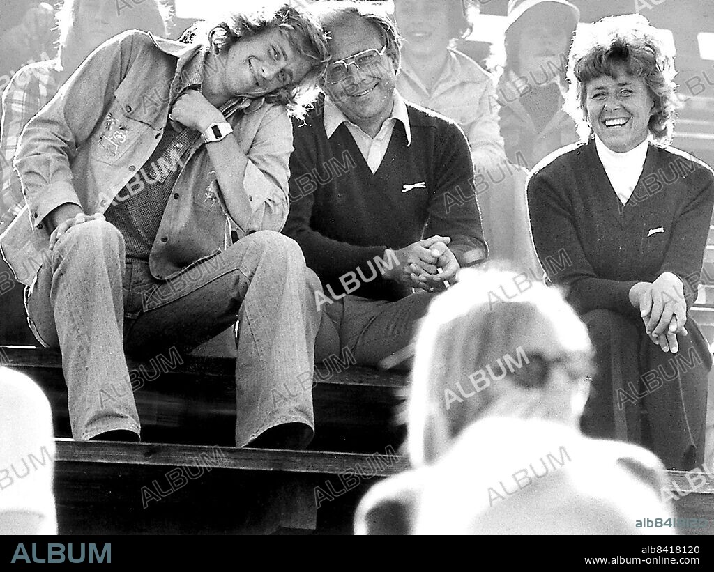 STOCKHOLM 2008032 . The father of Swedish tennis legend Bjorn Borg has died. Rune Borg was 76 years old.. Original Caption; Bjorn Borg together with father Rune and mother Margaretha . Foto: Jacob Forsell / XP / SCANPIX / Kod: 14. ** OUT AFTONBLADET, PUNKT SE **.
