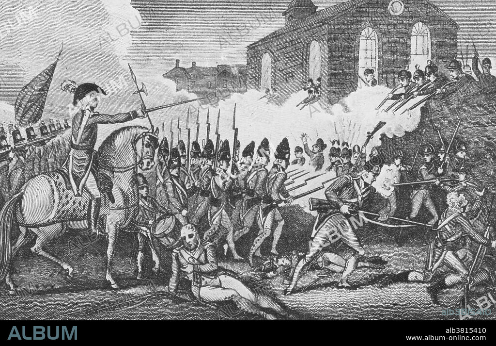 Battle of Concord. The Battles of Lexington and Concord, fought on April 19, 1775, were the first military engagements of the American Revolutionary War. The battles marked the outbreak of open armed conflict between the Kingdom of Great Britain and its thirteen colonies in the mainland of British North America. The first shots were fired just as the sun was rising at Lexington. The militia were outnumbered and fell back, and the regulars proceeded on to Concord, where they searched for the supplies. At the North Bridge in Concord, approximately 500 militiamen fought and defeated three companies of the King's troops. The outnumbered regulars fell back from the minutemen after a pitched battle in open territory.