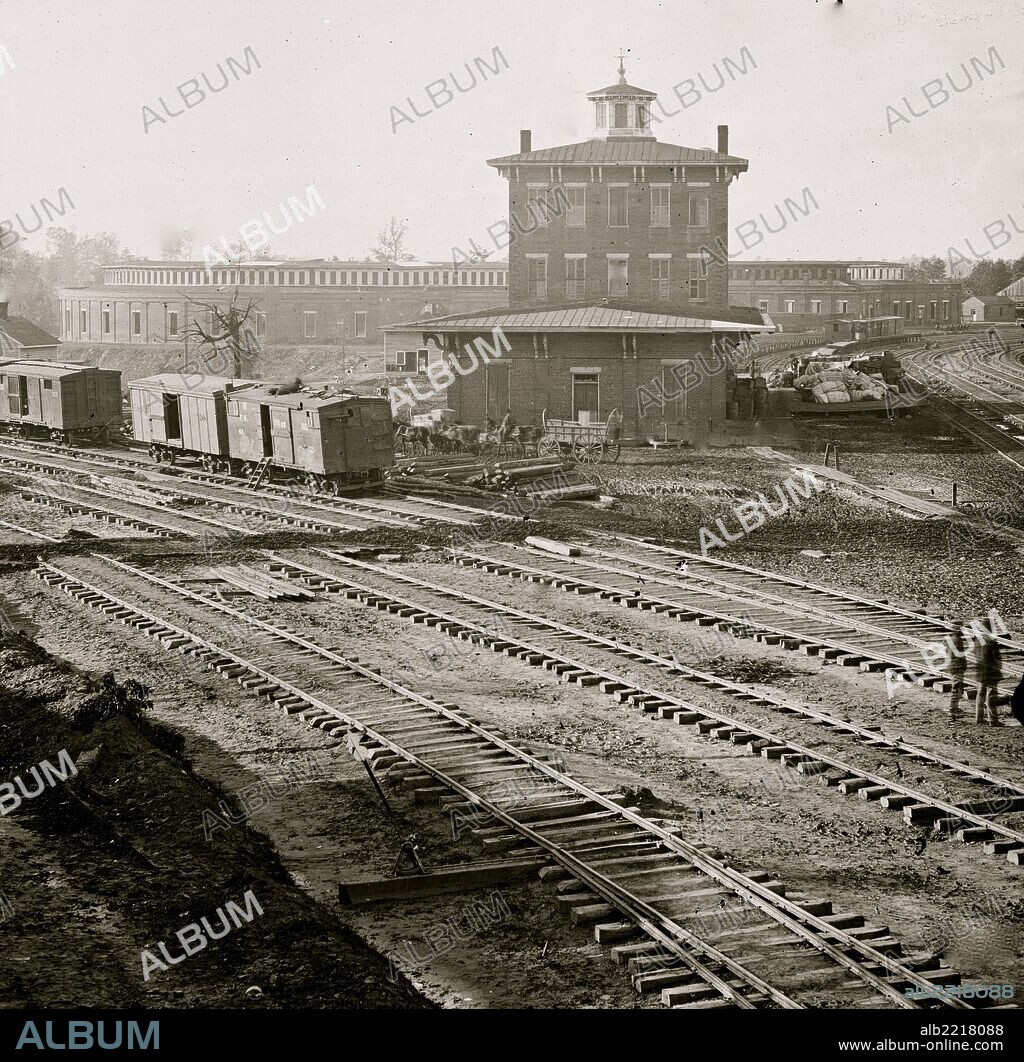 Atlanta, Georgia. Railroad roundhouse.