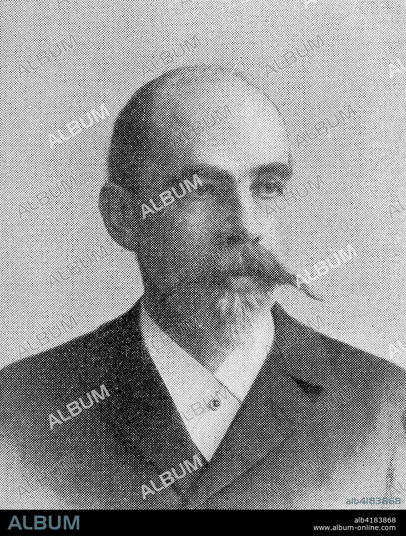 Anton Gilbert Victor von Ebner, Ritter von Rofenstein, February 4, 1842 - March 20, 1925, was an Austrian anatomist and histologist, photo or illustration, published 1892, digital improved.