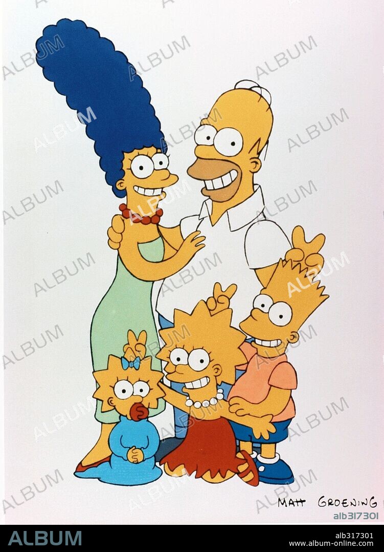 LOS SIMPSONS, 1989 (THE SIMPSONS). Copyright UNIVERSAL TV/20TH CENTURY FOX TV/KLASKY-SCUPO.
