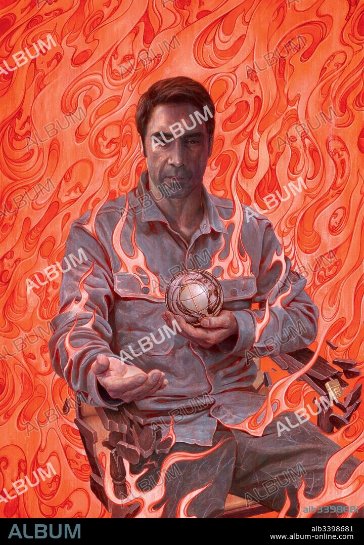 JAVIER BARDEM in MOTHER!, 2017, directed by DARREN ARONOFSKY. Copyright Protozoa Pictures.