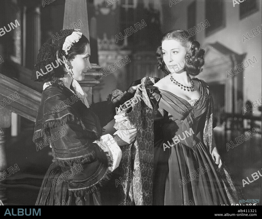 SYBILLA BINDER and VALERIE HOBSON in BLANCHE FURY, 1948, directed by MARC ALLEGRET. Copyright CINEGUILD.