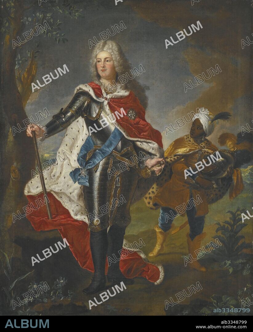 RIGAUD, HYACINTHE FRANçOIS HONORé, CIRCLE OF. Portrait of Augustus III of Poland (1696-1763).