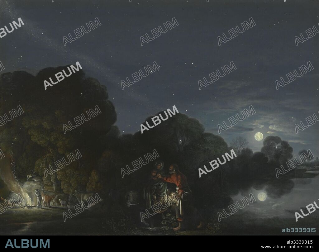 ADAM ELSHEIMER. The Flight into Egypt.