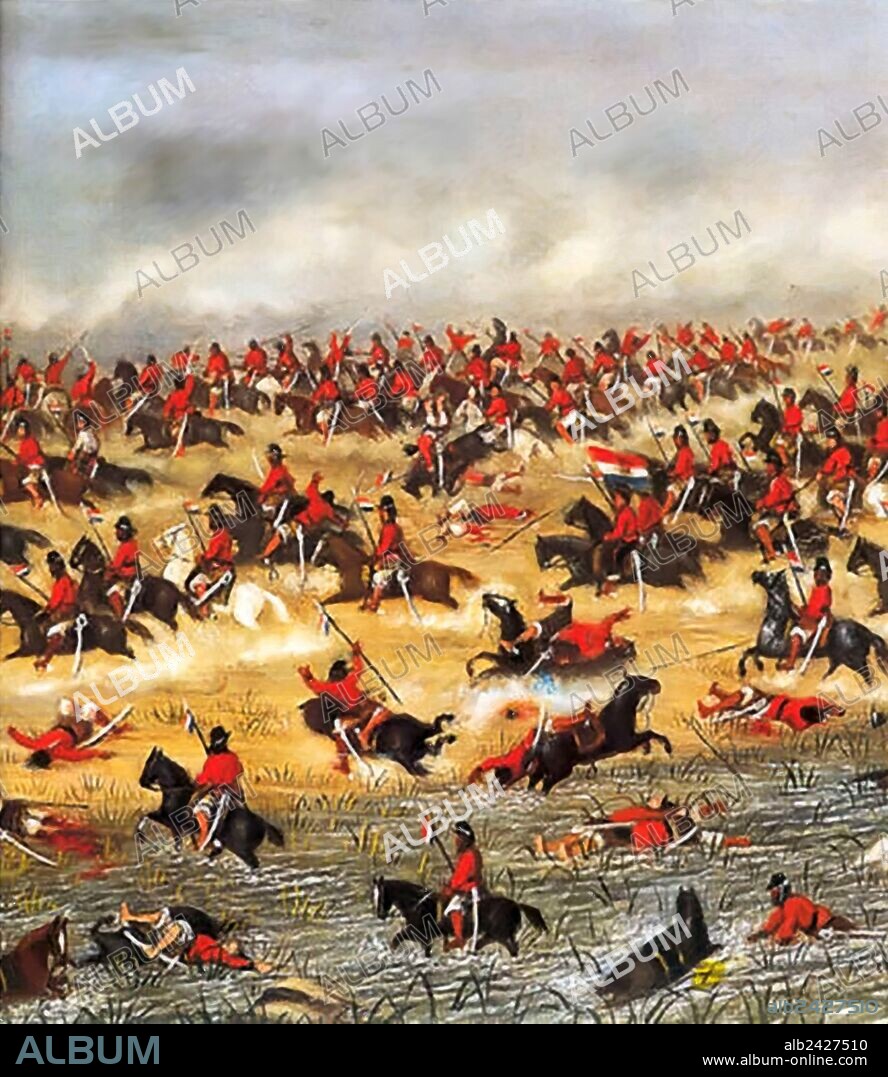 War of the Triple Alliance, in the Paraguayan War 1865-1870 March 24, 1866 Battle of Tuyutí paraguaniana the cavalry under the command of General Isidoro Resquin.