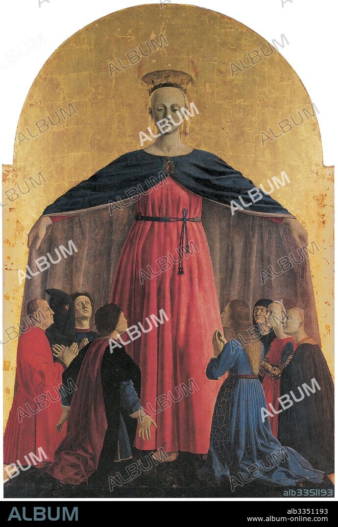 PIERO DELLA FRANCESCA. Madonna della Misericordia (Madonna of Mercy).