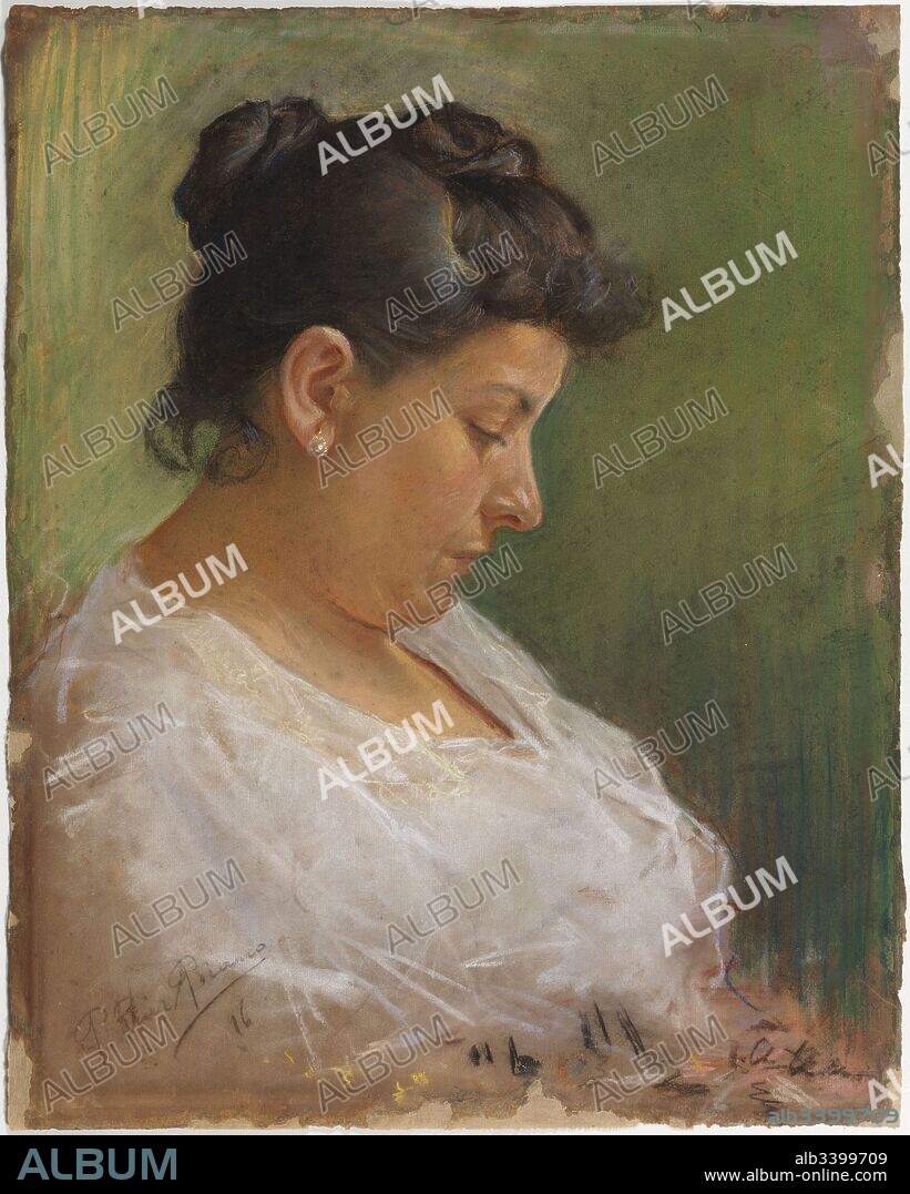 Pablo Picasso / 'Portrait of the Artist's Mother', 1896, Pastel on paper, 49,8 x 39 cm, MPB 110.016.