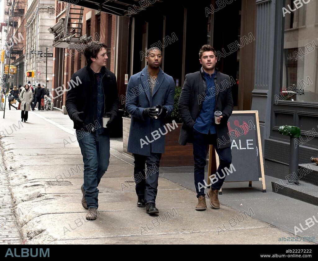 MICHAEL B. JORDAN, MILES TELLER and ZAC EFRON in THAT AWKWARD MOMENT, 2014, directed by TOM GORMICAN. Copyright TREEHOUSE PICTURES.