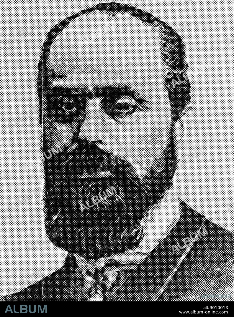 Photograph of Antonio Somma (1809-1864) an Italian playwright. Dated 19th Century.