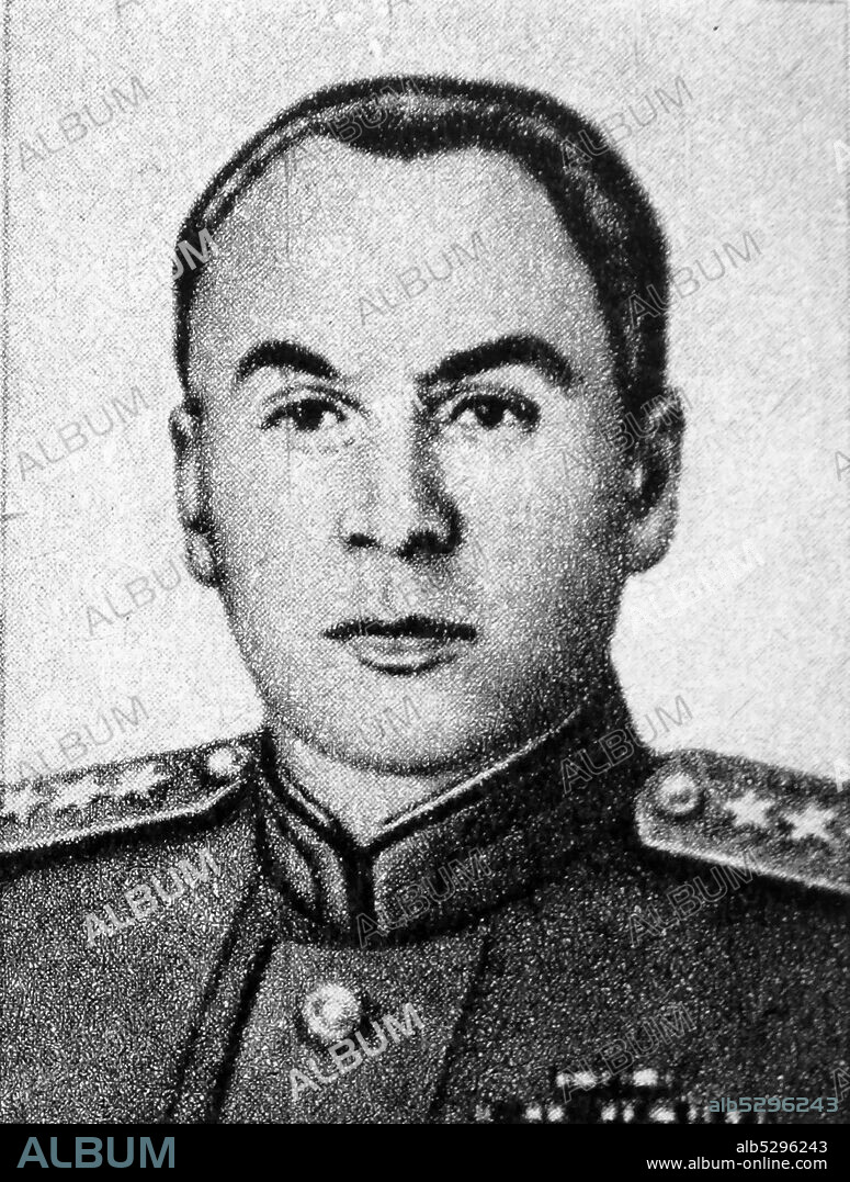 Aleksei Innokentievich Antonov (1896 – 1962) General of the Soviet Army, awarded the Order of Victory for his efforts in World War II.