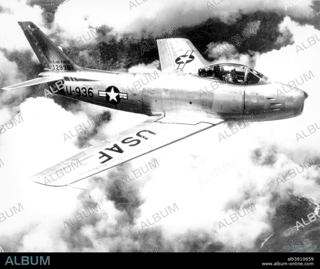 F-86 Sabre, First Swept-Wing Fighter, 1950s