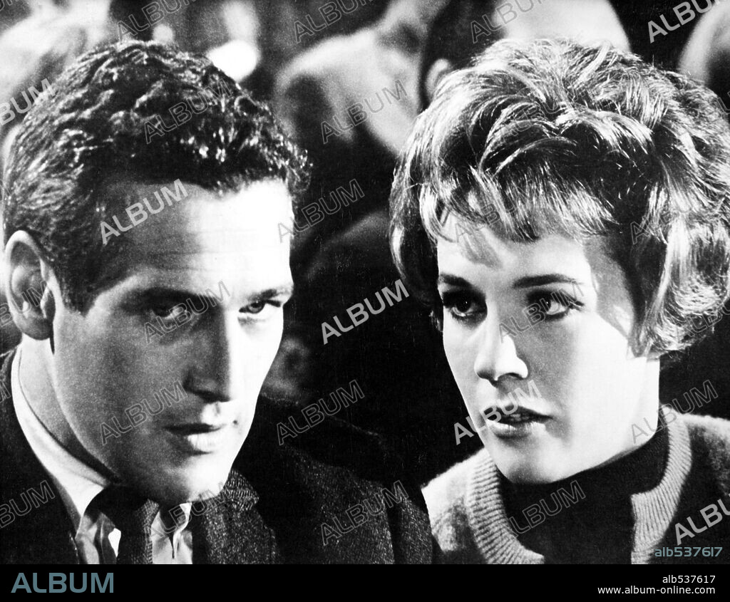 JULIE ANDREWS y PAUL NEWMAN en CORTINA RASGADA, 1966 (TORN CURTAIN), dirigida por ALFRED HITCHCOCK. Copyright UNIVERSAL PICTURES.