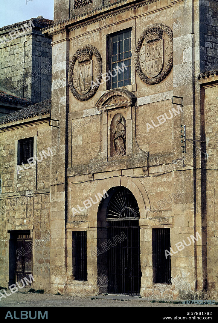 FRAY ALBERTO DE LA MADRE DE DIOS (1575-1635). FACHADA DEL CONVENTO DE SAN BLAS - SIGLO XVII.