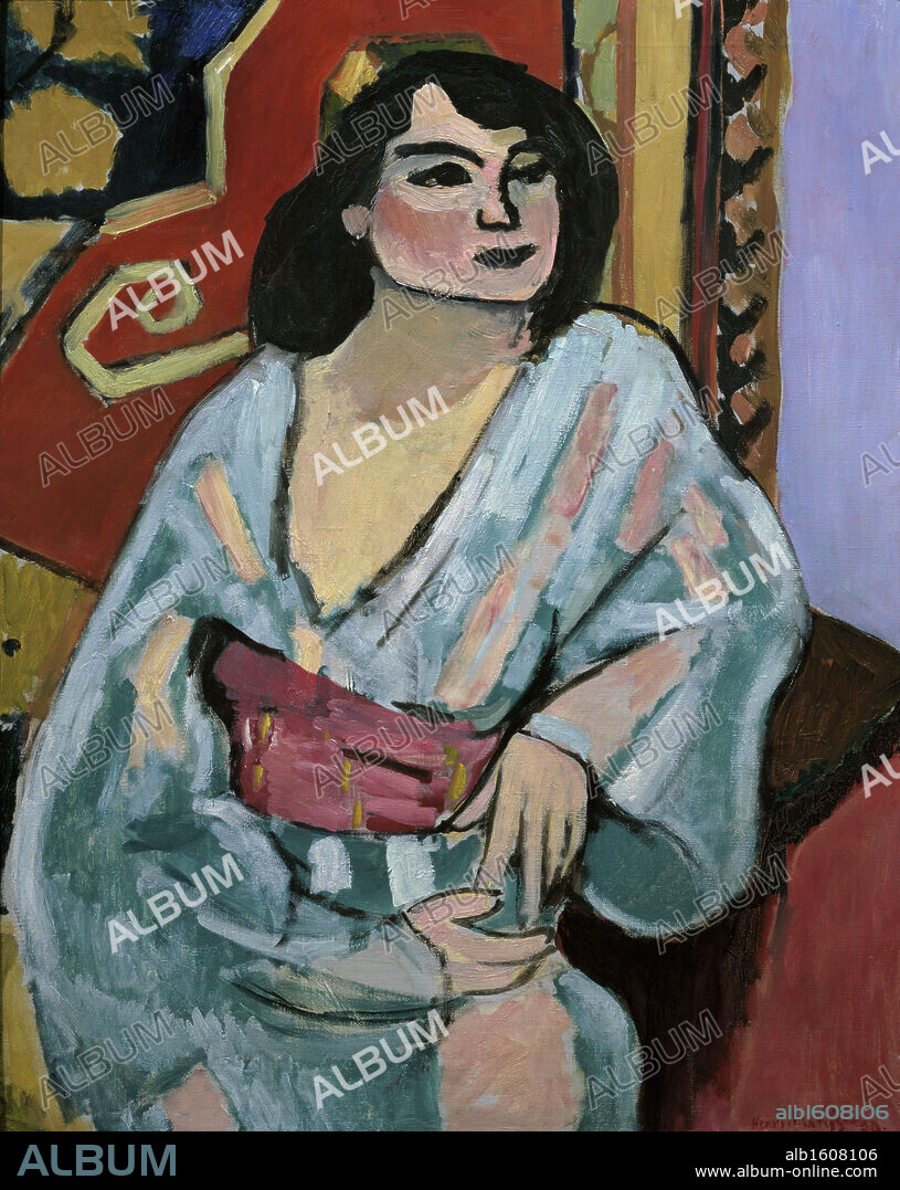 L'Algerienne by Henri Matisse, 1909, 1869-1954, France, Paris, Musee National d'Art de Moderne.