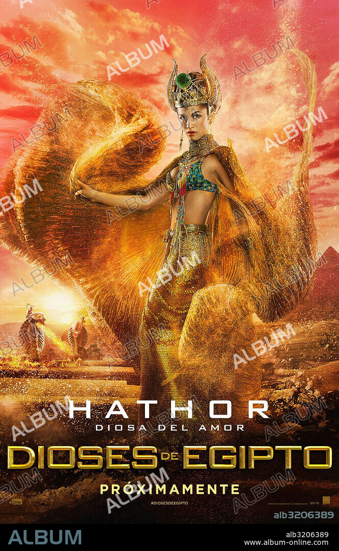 ELODIE YUNG dans GODS OF EGYPT, 2016, réalisé par ALEX PROYAS. Copyright CONCORDE CLOCK CINEMA/SUMMIT ENT/THUNDER ROAD PICTURES.