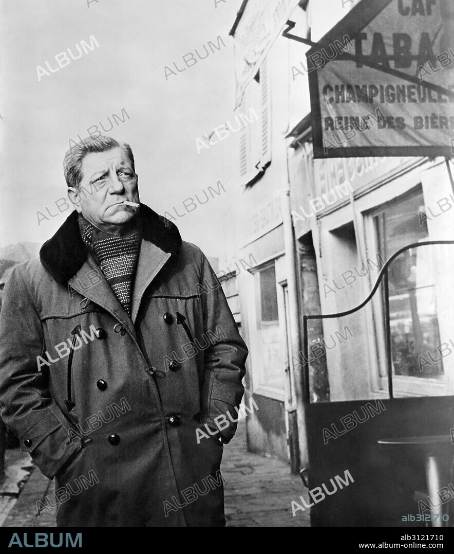 JEAN GABIN dans VOICI LE TEMPS DES ASSASSINS.. ., 1956, réalisé par JULIEN DUVIVIER. Copyright CICC.