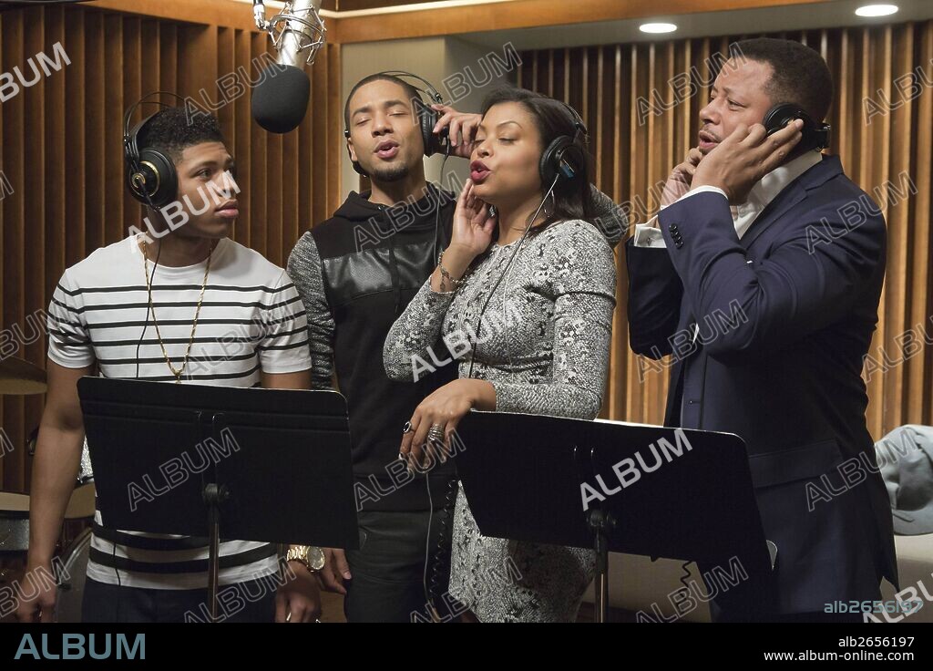 BRYSHERE Y. GRAY, JUSSIE SMOLLETT and TERRENCE HOWARD in EMPIRE, 2015, directed by DANNY STRONG and LEE DANIELS. Copyright FOX / HODES, CHUCK.