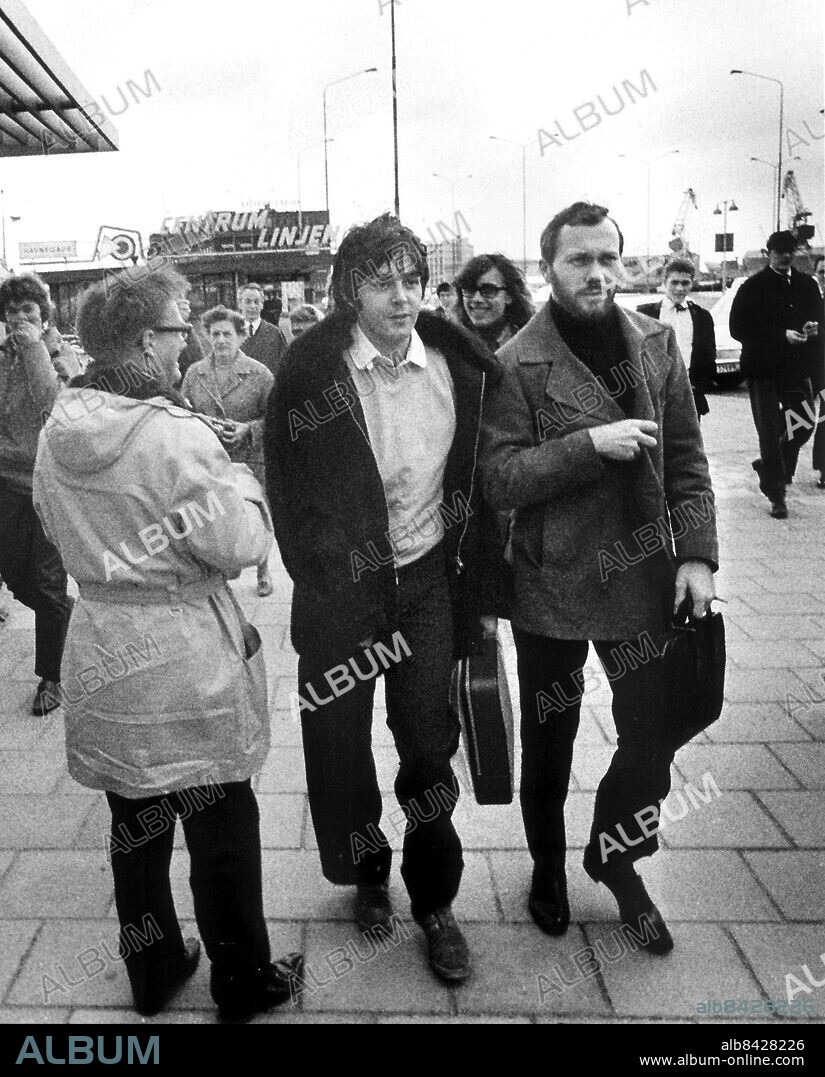 Paul McCartney på malmöbesök 1967.. Foto: Torbjörn Carlson /Sydsvenskan / IBL Bildbyrå.