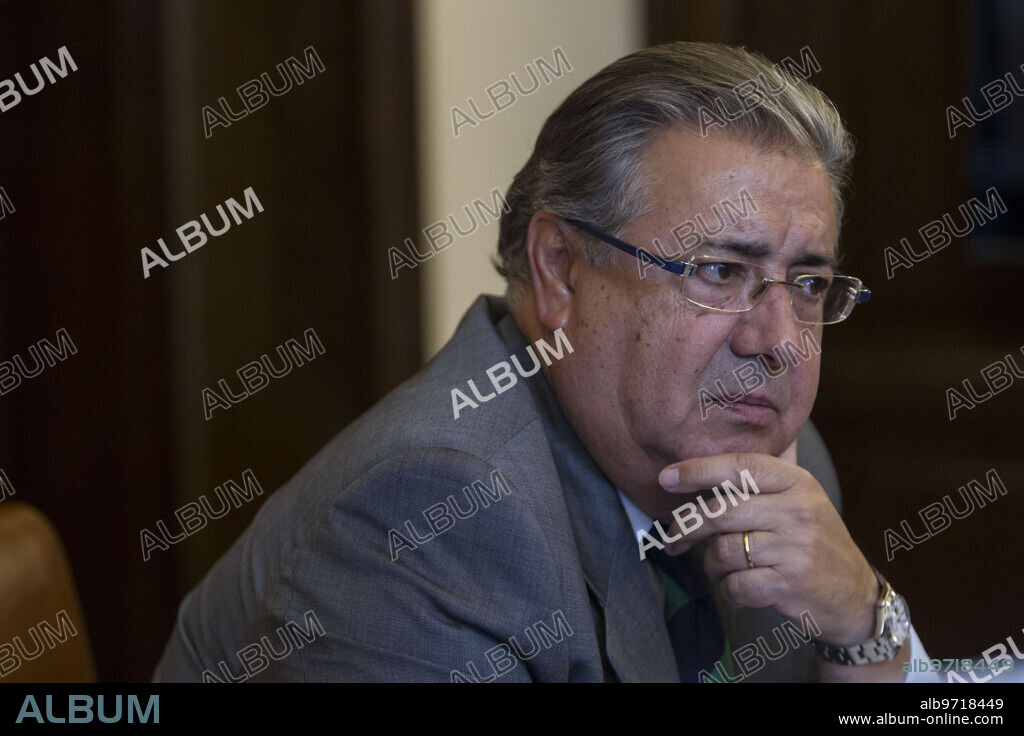 Madrid, 06/10/2017. Entrevista al ministro de interior Juan Ignacio Zoido. Foto: Isabel Permuy Archdc.