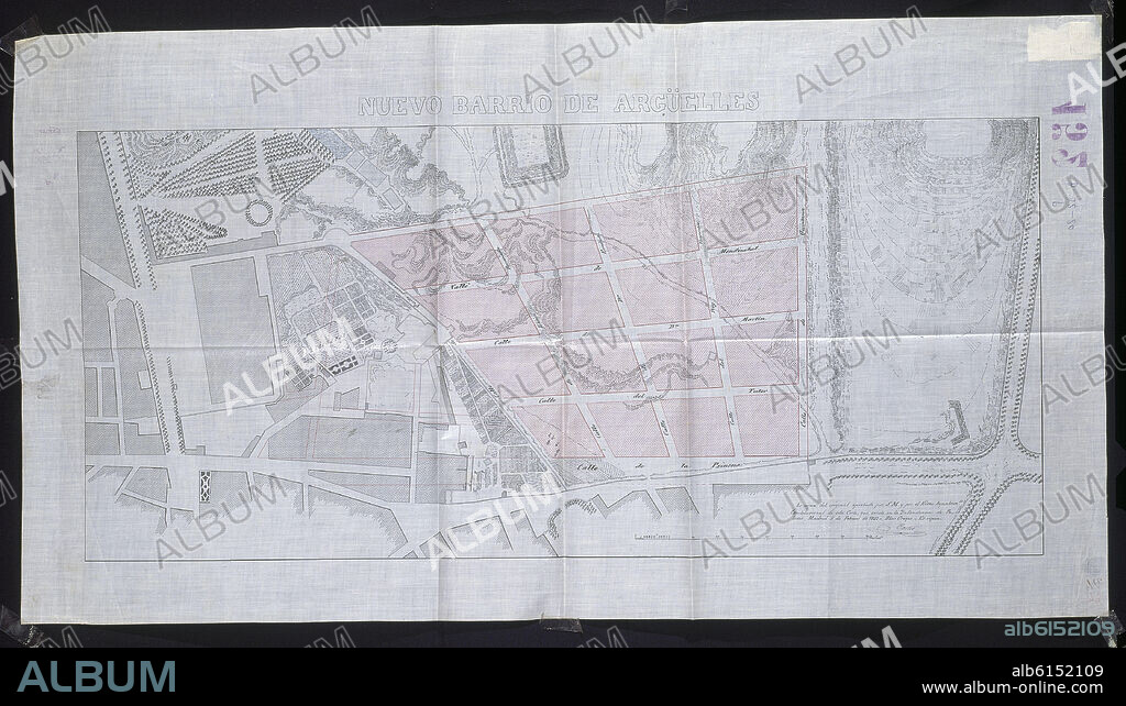 PLANO DEL BARRIO DE ARGÜELLES-SIG 0,49-1-20.