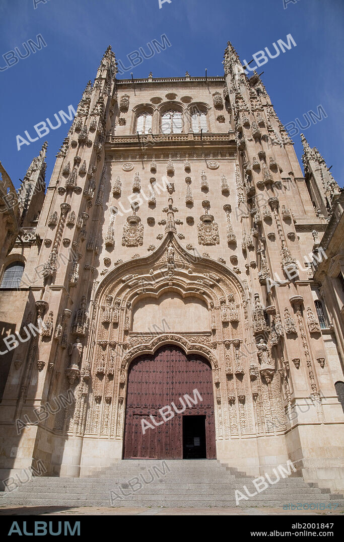 Salamanca's Old Cathedral was built in the 12th-13th centuries in a combination of Gothic and Romanesque styles. It is dedicated to Santa Maria de la Sede. The Old City of Salamanca was declared a World Heritage Site in 1988.