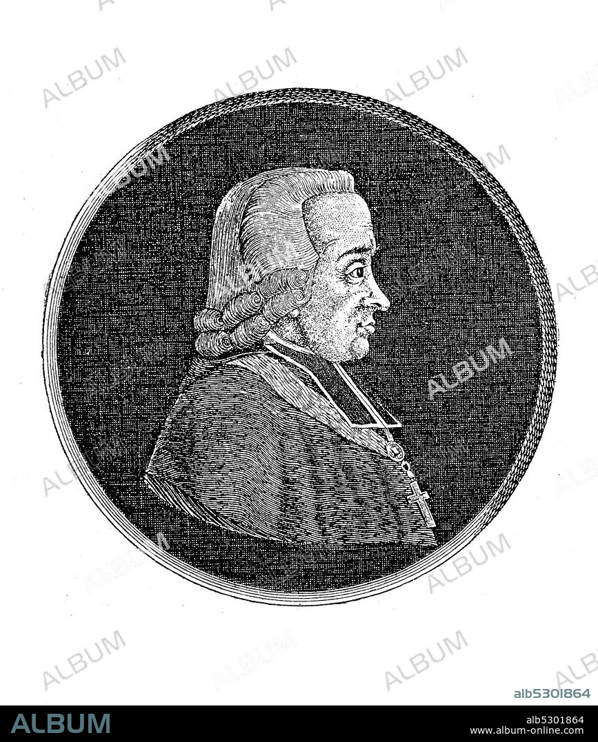 Johann Nikolaus von Hontheim, 27 January 1701 -2 September 1790, was a Catholic auxiliary bishop and critic of the Pope's position in the Catholic Church. He also stood out under the pseudonym Justinus Febronius as a representative of the Catholic Enlightenment.