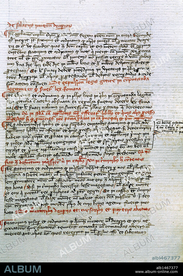 Anselm Turmeda or Abd-Allah at-Tarjuman (1355-1423). Majorcan writer. Prophecies. Fifteenth-century manuscript.