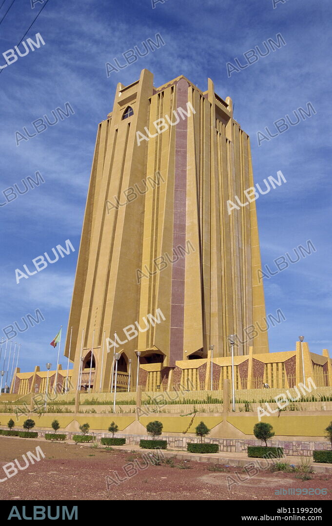 Building, Bamako, Mali, Africa.