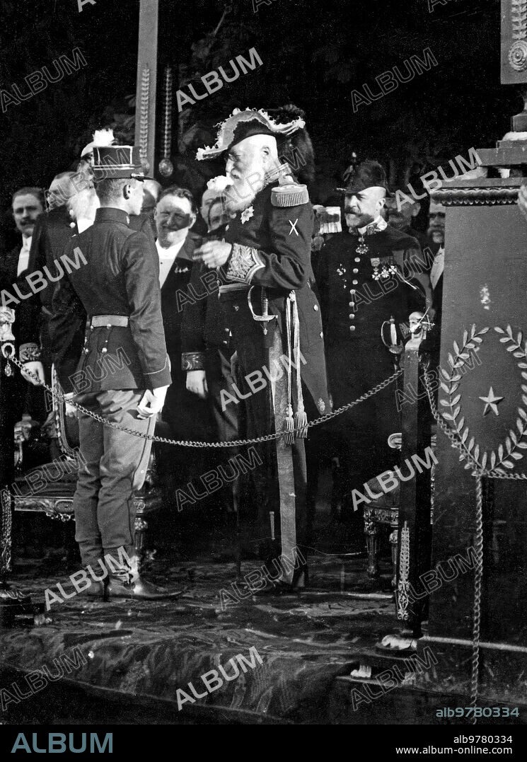 1905. Leopold Ii of Belgium in an image from the beginning of the 20th century. Photo: Photo Ch. Chusseau-Flaviens.