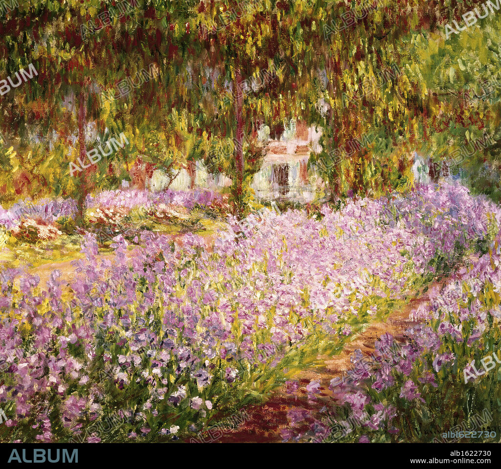 The Garden at Giverny   1900  Claude Monet (1840-1926/French)  Musee d Orsay, Paris.