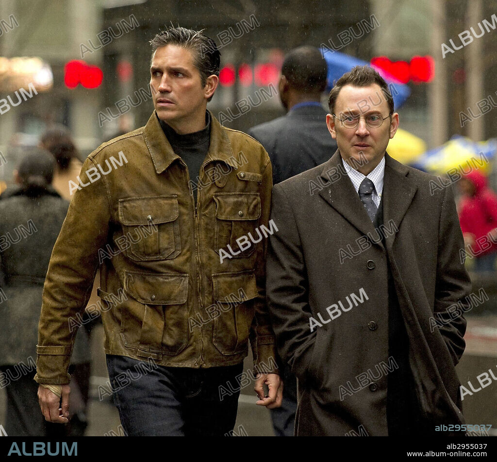 JIM CAVIEZEL and MICHAEL EMERSON in PERSON OF INTEREST, 2011, directed by JONATHAN NOLAN. Copyright KITLER FILMS/BAD ROBOT/WARNER BROS TV.