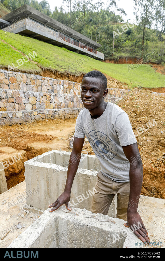 The Nile Institute in progress, Cukiro Hill, Muhanga district, Rwanda.
