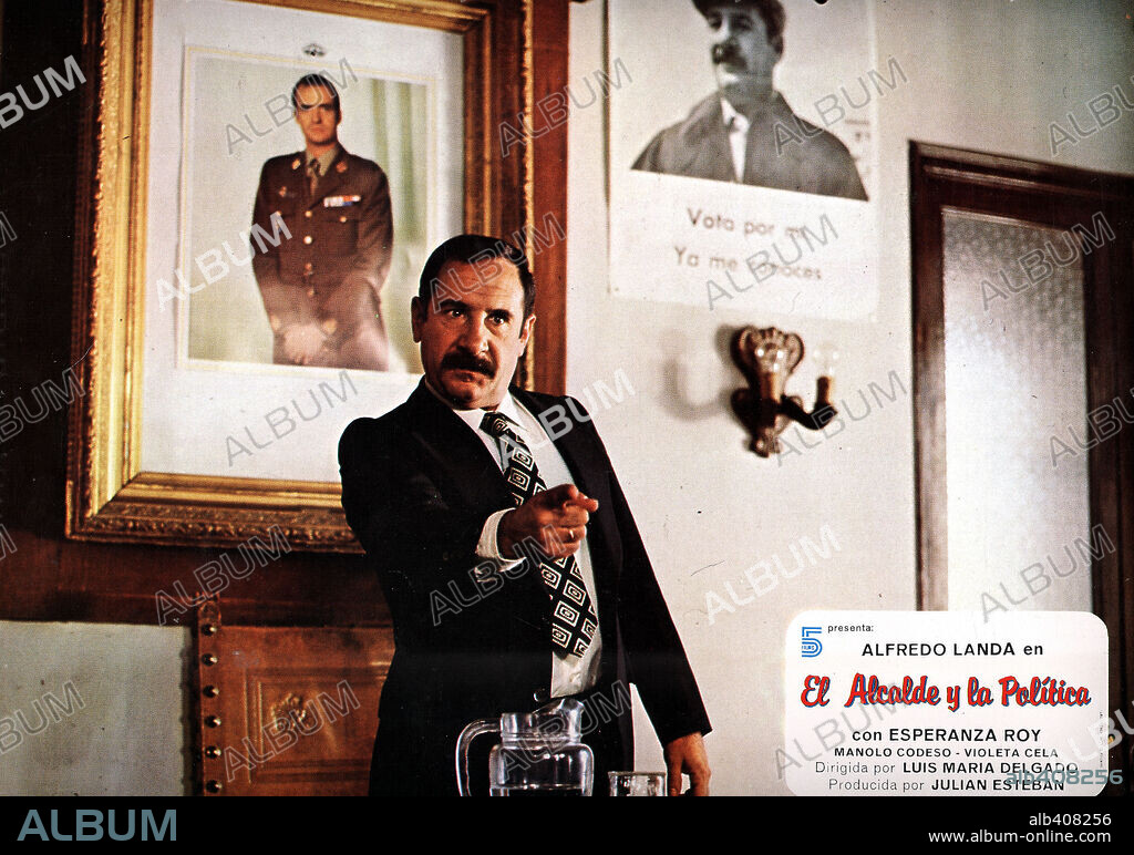 ALFREDO LANDA en EL ALCALDE Y LA POLITICA, 1980.