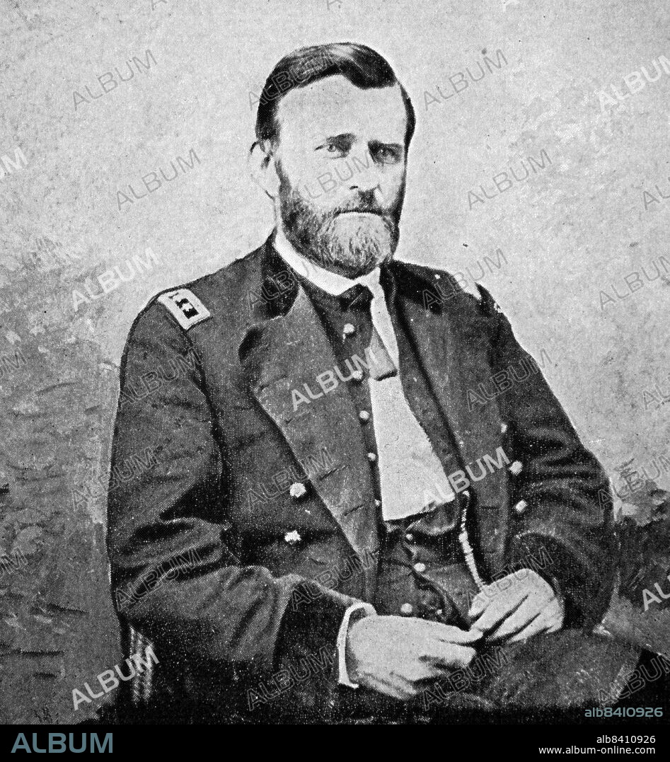 General Ulysses S. Grant (born Hiram Ulysses Grant; April 27, 1822 - July 23, 1885) was an American military officer and politician who served as the 18th president of the United States from 1869 to 1877. As Commanding General, he led the Union Army to victory in the American Civil War in 1865 and thereafter briefly served as Secretary of War.