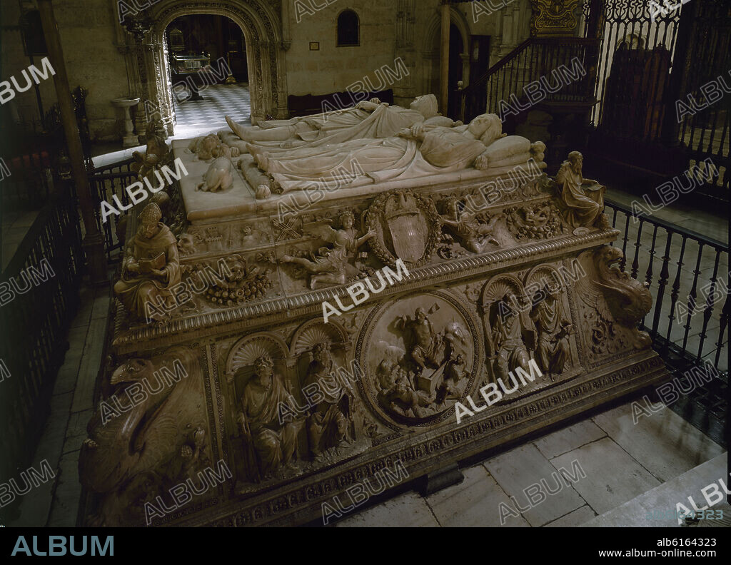 DOMENICO FANCELLI. SEPULCRO DE LOS REYES CATOLICOS-FERNANDO E ISABEL.