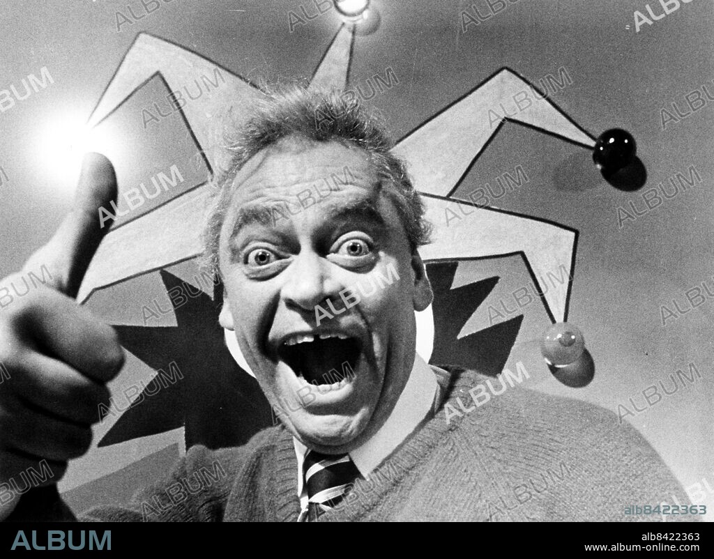 Danske skådespelaren komikern Dirch Passer /. medverker i TV-programmet Sydjoker. TV Program Sydjoker 1979 /. Foto: Bertil Haskel/Sydsvenskan Bild/ KvP/ IBL Bildbyrå.