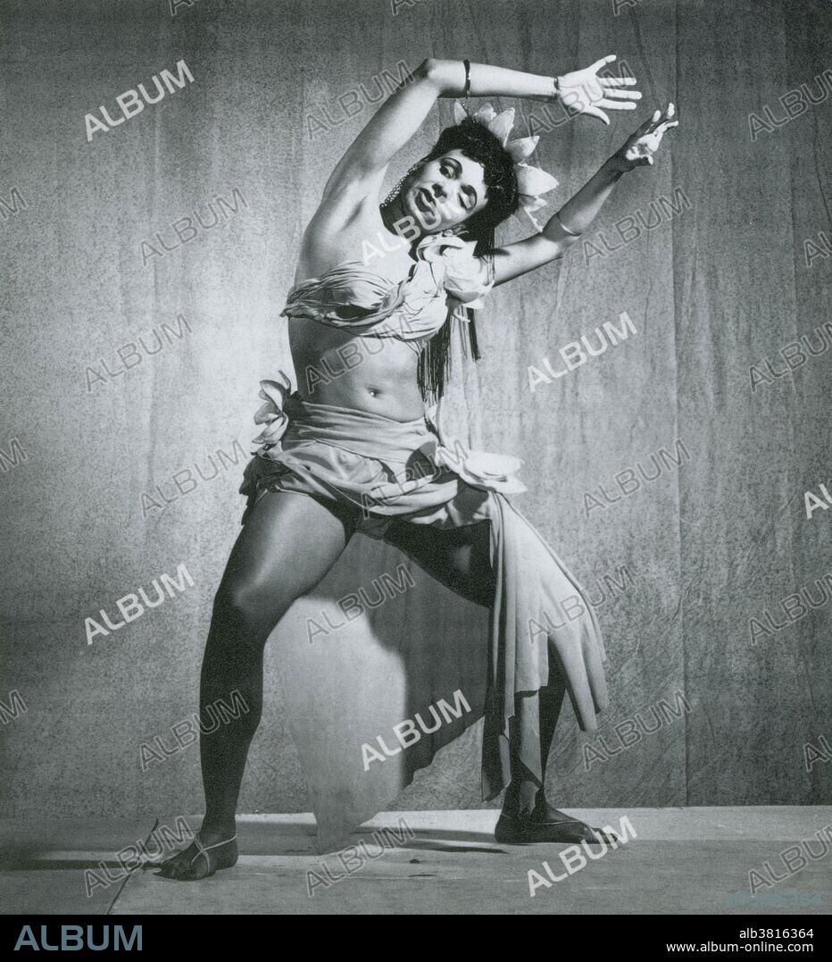 Katherine Dunham (1909-2006) was an African-American dancer, choreographer, and company director as well as an author, educator, and social activist. For almost thirty years she maintained the Katherine Dunham Dance Company, the only self-supported American black dance troupe at that time, and over her long career she choreographed more than ninety individual dances. Dunham was an innovator in African-American modern dance as well as a leader in the field of dance anthropology, or ethnochoreology. Katherine Dunham died in her sleep in New York City from old age in 2006. She was 96.