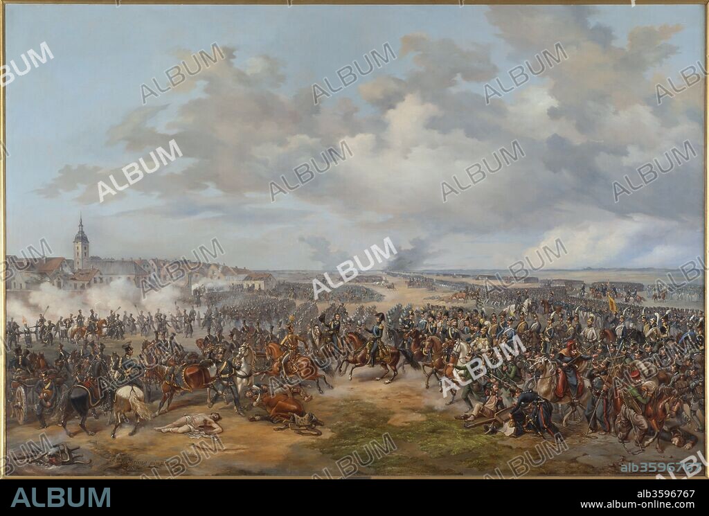 ALEXANDER WETTERLING. Swedish Troops Assaulting the Town Gate of Leipzig, October 19, 1813.