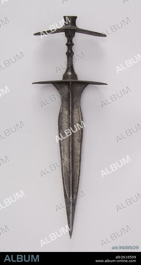 Dagger (Jamdhar Katari). Culture: Indian, Hindu Kush. Dimensions: L. 15 1/4 in. (38.7 cm); W. 5 1/4 in. (13.3.cm); Wt. 11.6 oz. (328.9 g). Date: 17th-19th century.