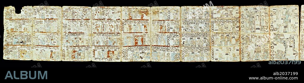 'Fragmento del códice Tro-Cortesiano (Códice de Madrid), anverso'.