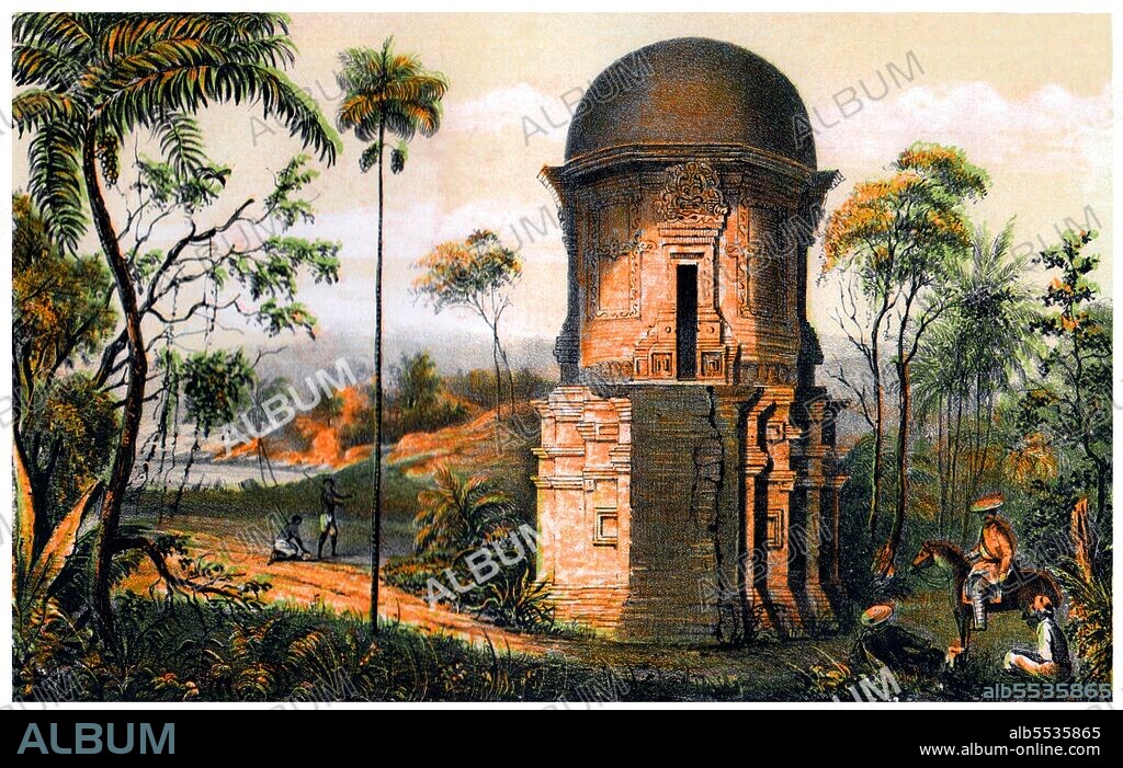 Candi are the Hindu and Buddhist temples and sanctuaries of Indonesia, mostly built during the 8th to 15th centuries. However, ancient non-religious structures such as gates, urban ruins, and pools and bathing places are often also called 'candi'. Candi refers to a structure based on the Indian type of single-celled shrine, with a pyramidal tower above it, and a portico. The term Candi is given as a prefix to the many temple-mountains in Indonesia, built as a representation of the Cosmic Mount Meru, an epitome of the universe. However, the term also applied to many non-religious structures dated from the same period, such as gopura (gates), petirtaan (pools) and some habitation complexes. The term 'candi' itself derived from Candika one of the manifestations of the goddess Durga as the goddess of death. This suggested that in ancient Indonesia the 'candi' had a mortuary function as well as a connection with the afterlife.