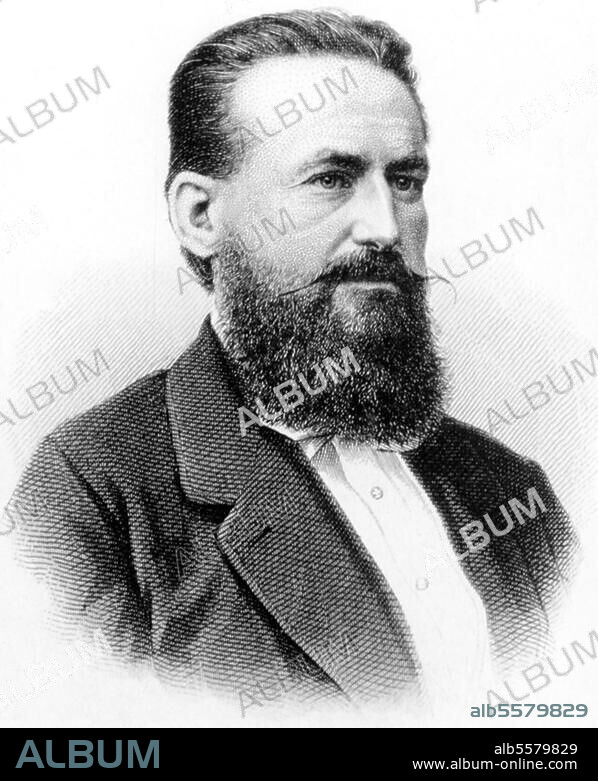 ANONYMOUS. Arnim, Harry Graf von Diplomat (1872-74 ambassador in Paris; following Bismark's orders sentenced in 1874 for misconduct in office). Moitzelfitz (Hinterpommern) 3/10/1824 - Nizza 19/5/1881. Portrait. Steel engraving, 1870, after a photograph.