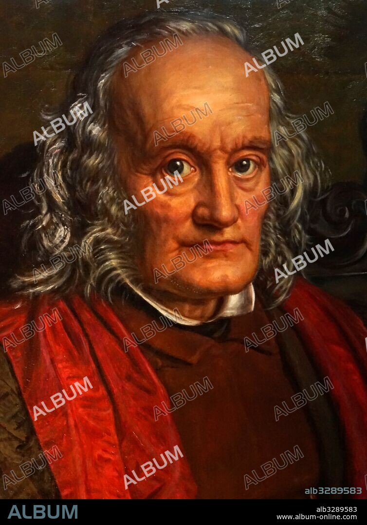 Portrait of Sir Richard Owen (1804-1892) an English Biologist, comparative anatomist and palaeontologist. Painted by William Holman Hunt (1827-1910) an English painter and founding member of the Pre-Raphaelite Brotherhood. Dated 19th Century.